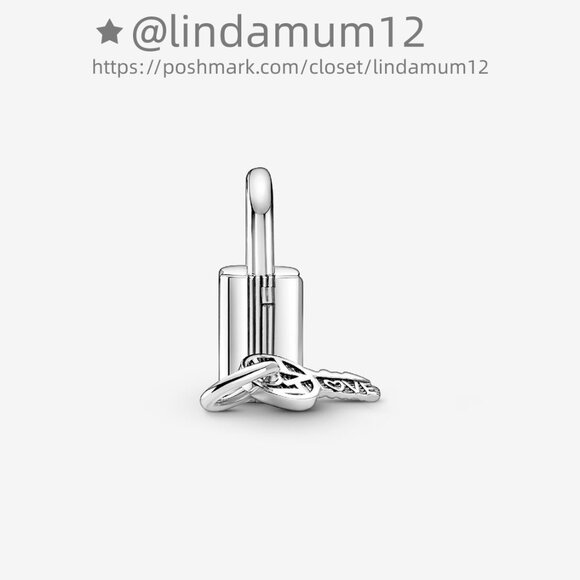 Pandora Padlock and Key Dangle Charm - Picture 4 of 7